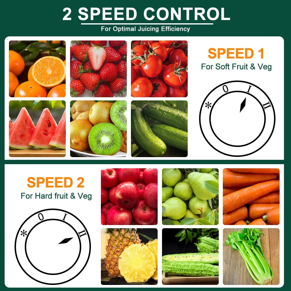 Juicer Machine, 500W Centrifugal Juicer Extractor with 3 Speed & Wide Mouth 3” Feed Chute for Fruit Vegetable, High Yield Juicer Included Cleaning Brush for Easy to Clean, Black thumbnail 5