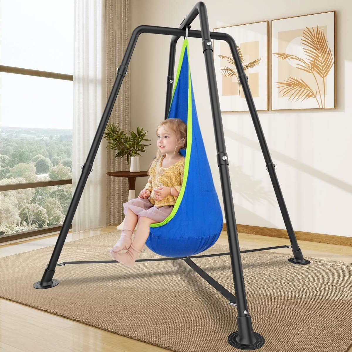 Heavy Duty Swing Stand Frame for Kids & Adults, 330 LBS thumbnail 5