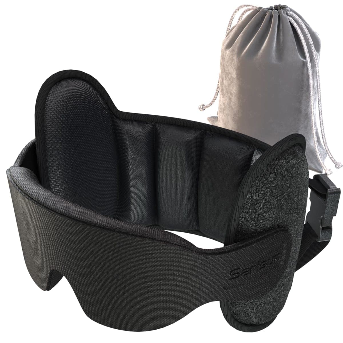 SARISUN Airplane Travel Pillow for Different Heights, Stable Head Support — image 1