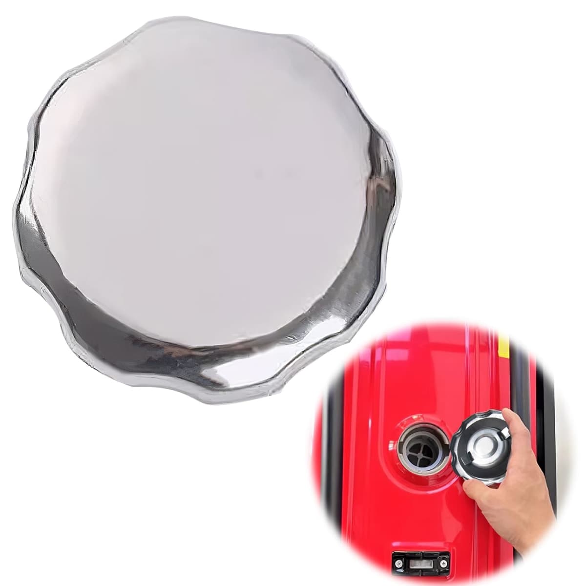 Yenblow Predator 212 Thin Gas Tank Cap Compatible with Honda GX160 GX200 Coleman Powersports 196cc BT200X CT200U CT200U-EX Baja MB165 MB200 6.5HP Mini Bike Go Kart Motorcycle Small Engine — image 1