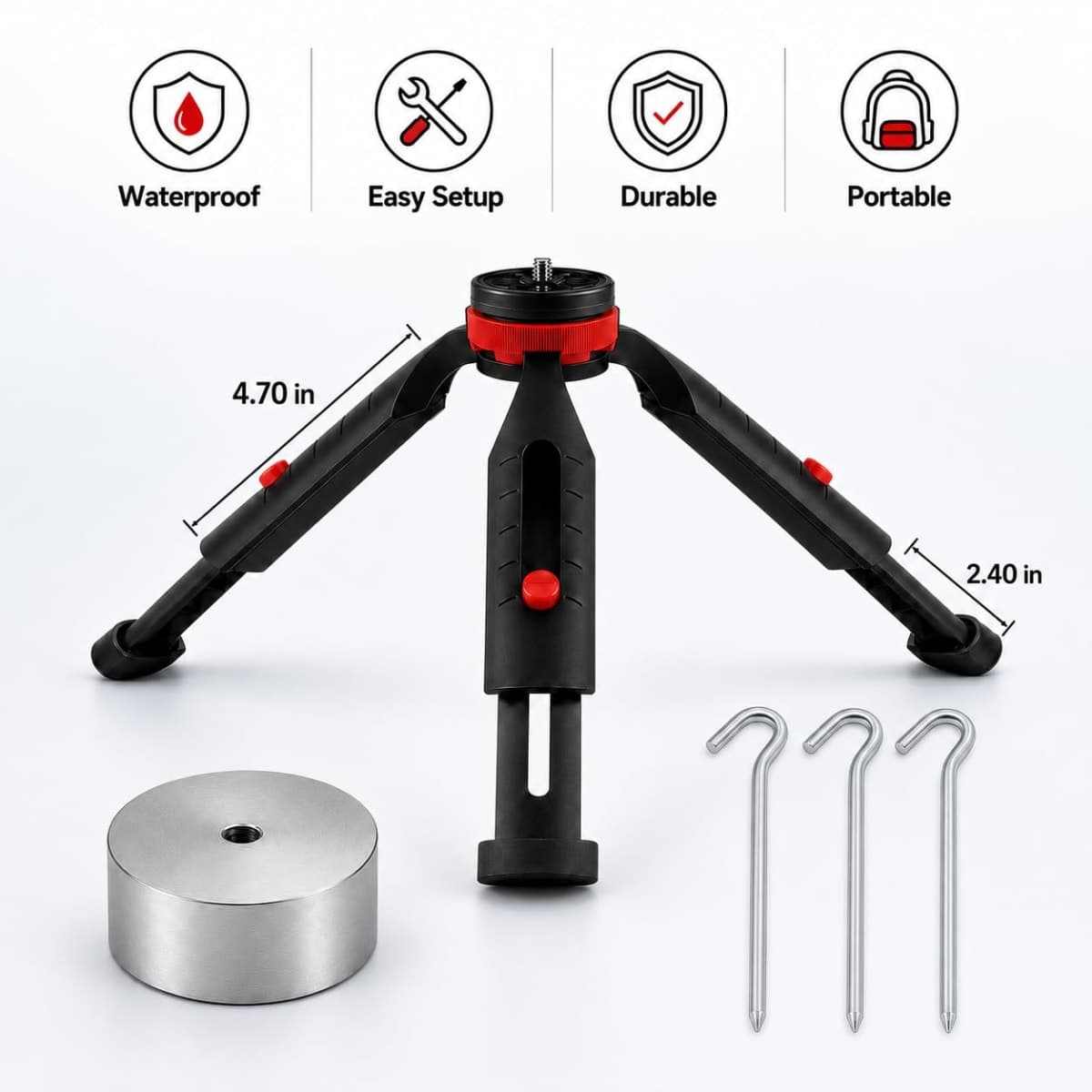 Starlink Mini Tripod Mount, Starlink Mini Ground Mount Kit, Portable Stand thumbnail 2