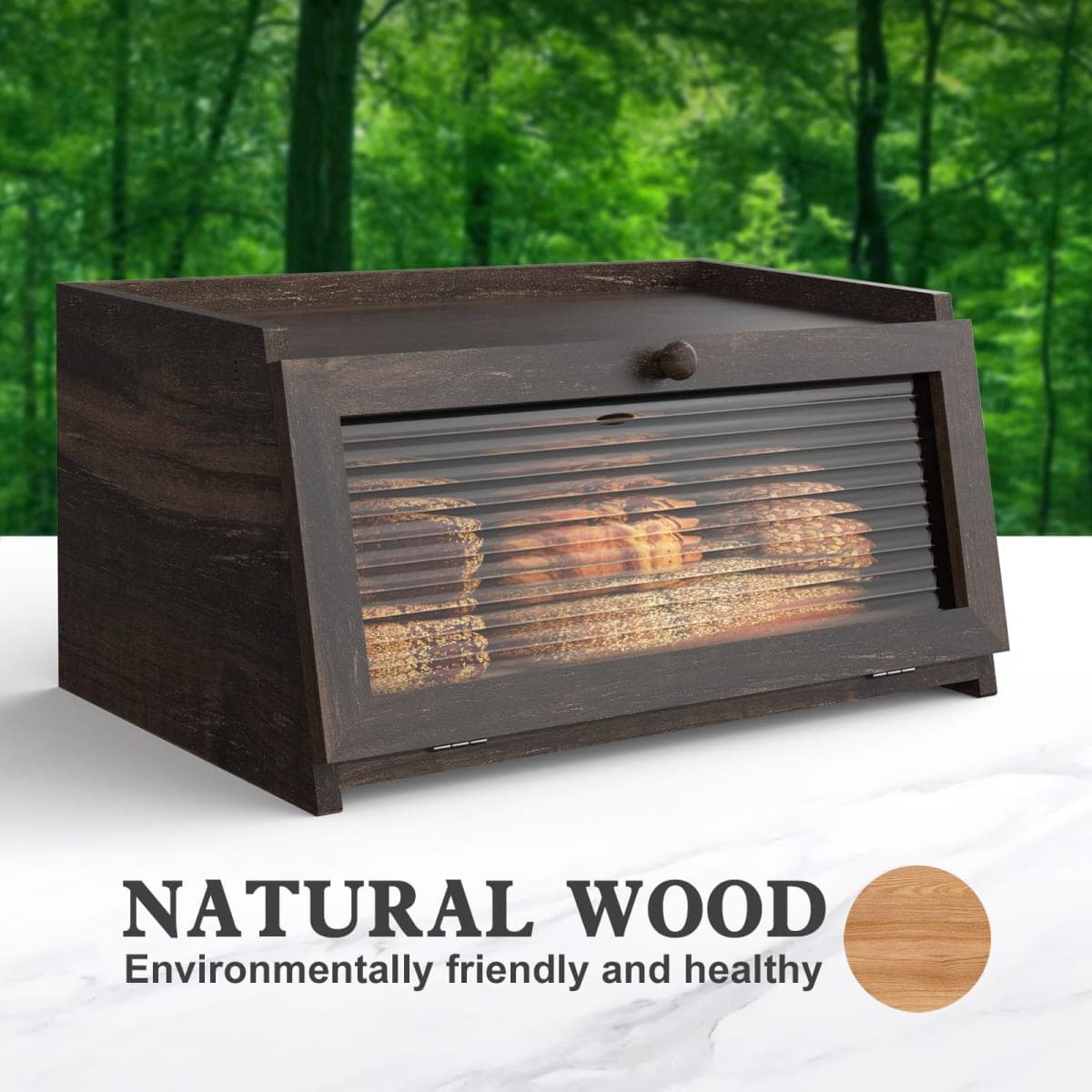 LOHASOK Bread Box for Kitchen Countertop thumbnail 5