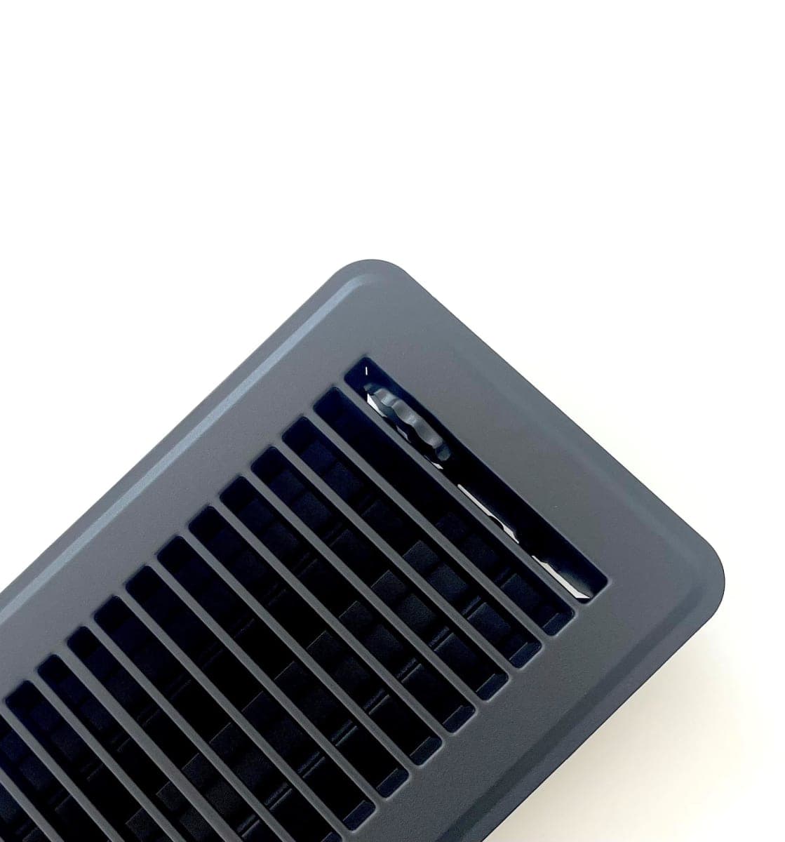 Kompell Aire Heavy Duty Steel Floor Vent with Beautiful Black Matte Finish. Fits in 4 x 12 Duct Opening. Overall Dimension is 5.75 in Wide x 13.75 in Long. thumbnail 5