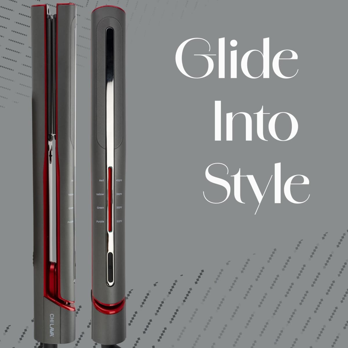 CHI Lava Glide Hairstyling Iron, Ceramic Hair Straightener for Smooth Styling & Long-Lasting Shine, Fast Heat-up for Professional Straightening, 1" thumbnail 4