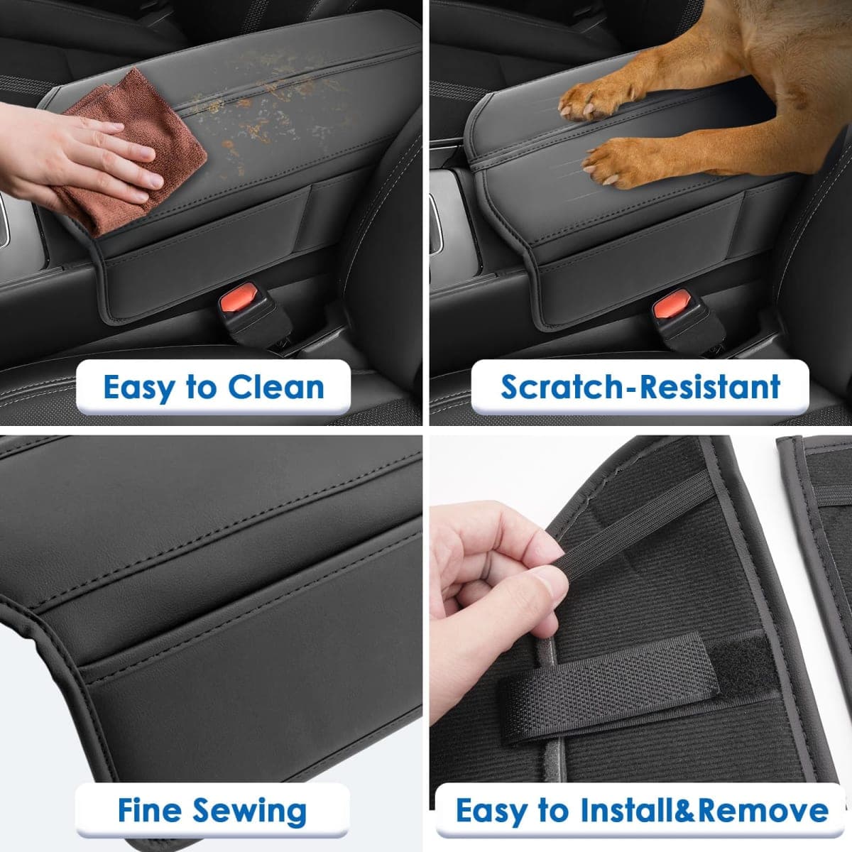 Coleya 2023 2024 2025 2026 for Mazda CX-50 Center Console Cover, (S/Turbo/Preferred/Premium) Cushion&Comfy Leather 2025 CX-50 Hybrid Armrest Cover 2026 CX-50 Interior Accessories (Padded) thumbnail 4