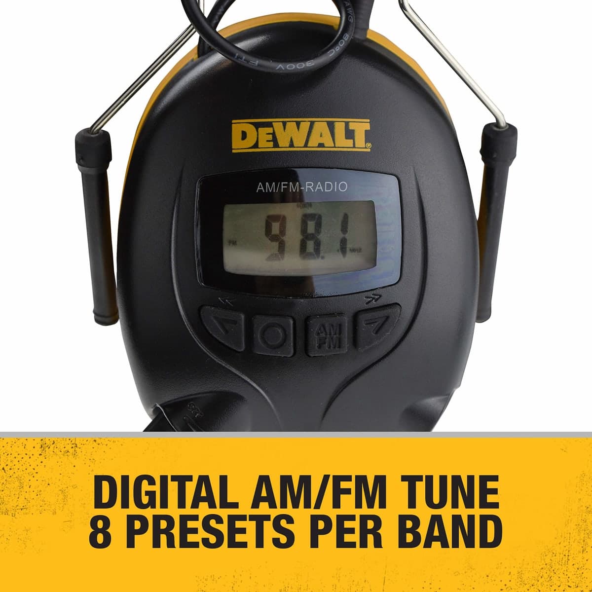 DeWalt DPG15 Industrial Safety Electronic Hearing Muff thumbnail 3
