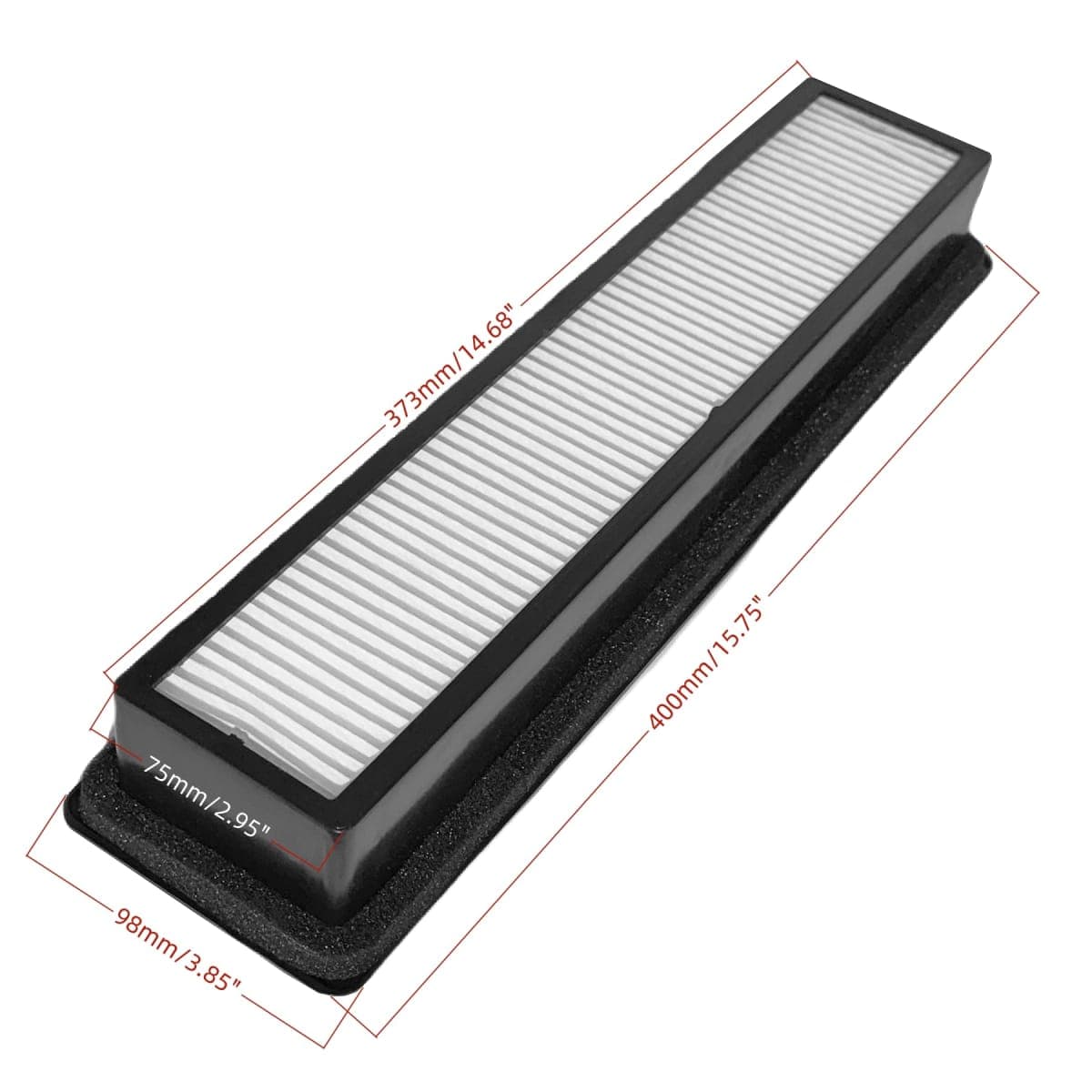 Cab Air Filter 84579424 Compatible with New Holland T5 T5.95 T5.105 T5.115 T4 T4.105 T4.115 T4.55 T4.65 T4.75 T4.85 T4.95 Powerstar 65 75 Tractors thumbnail 2