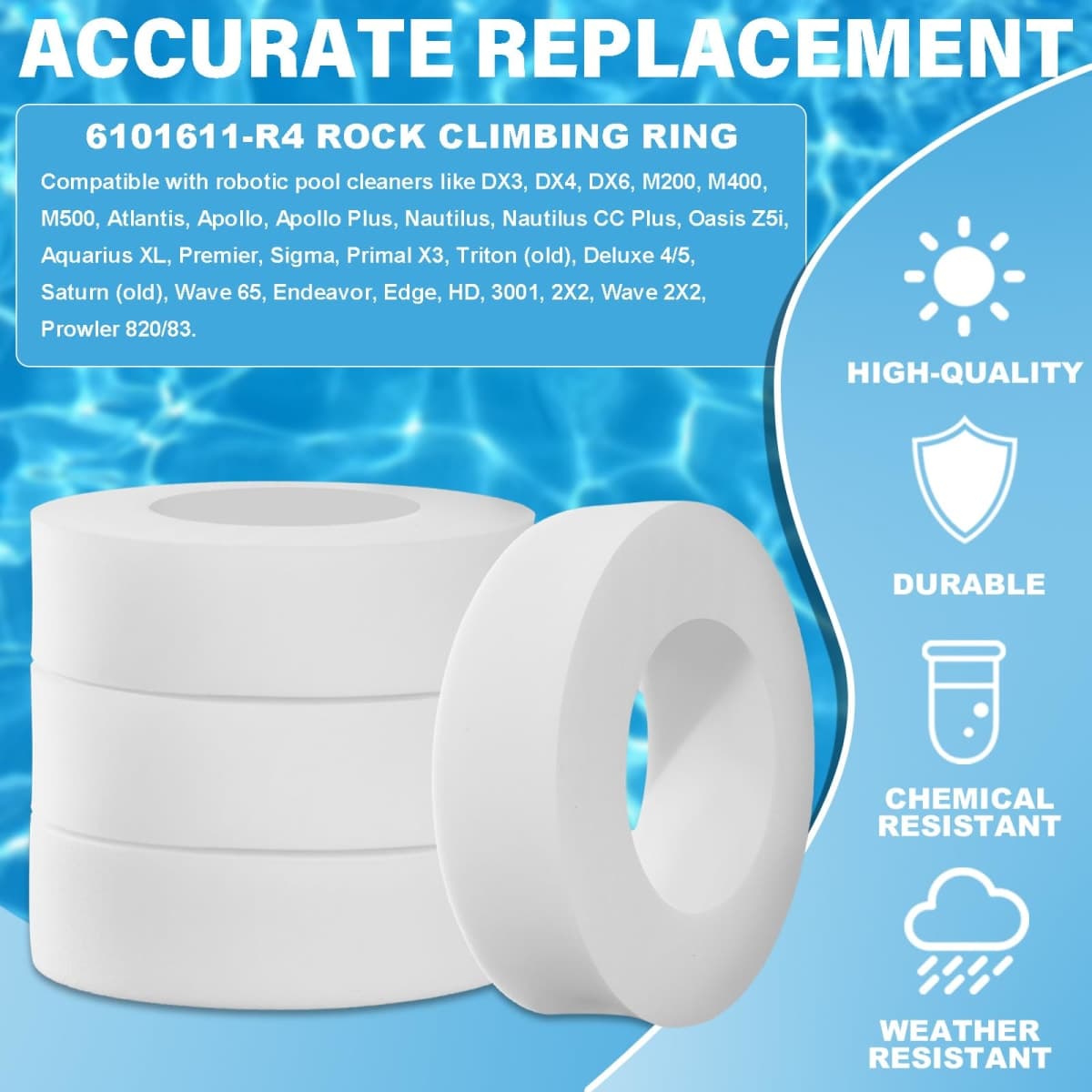 GVCVHVCV 9985006-R2 Track & Ring Compatible with Dolphin Nautilus CC Plus thumbnail 3