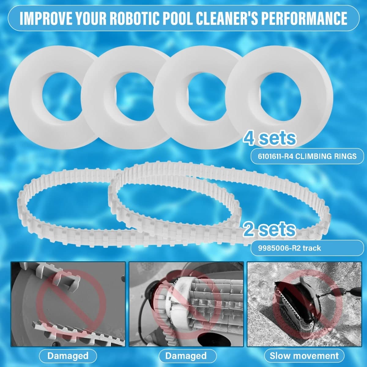 GVCVHVCV 9985006-R2 Track & Ring Compatible with Dolphin Nautilus CC Plus thumbnail 5