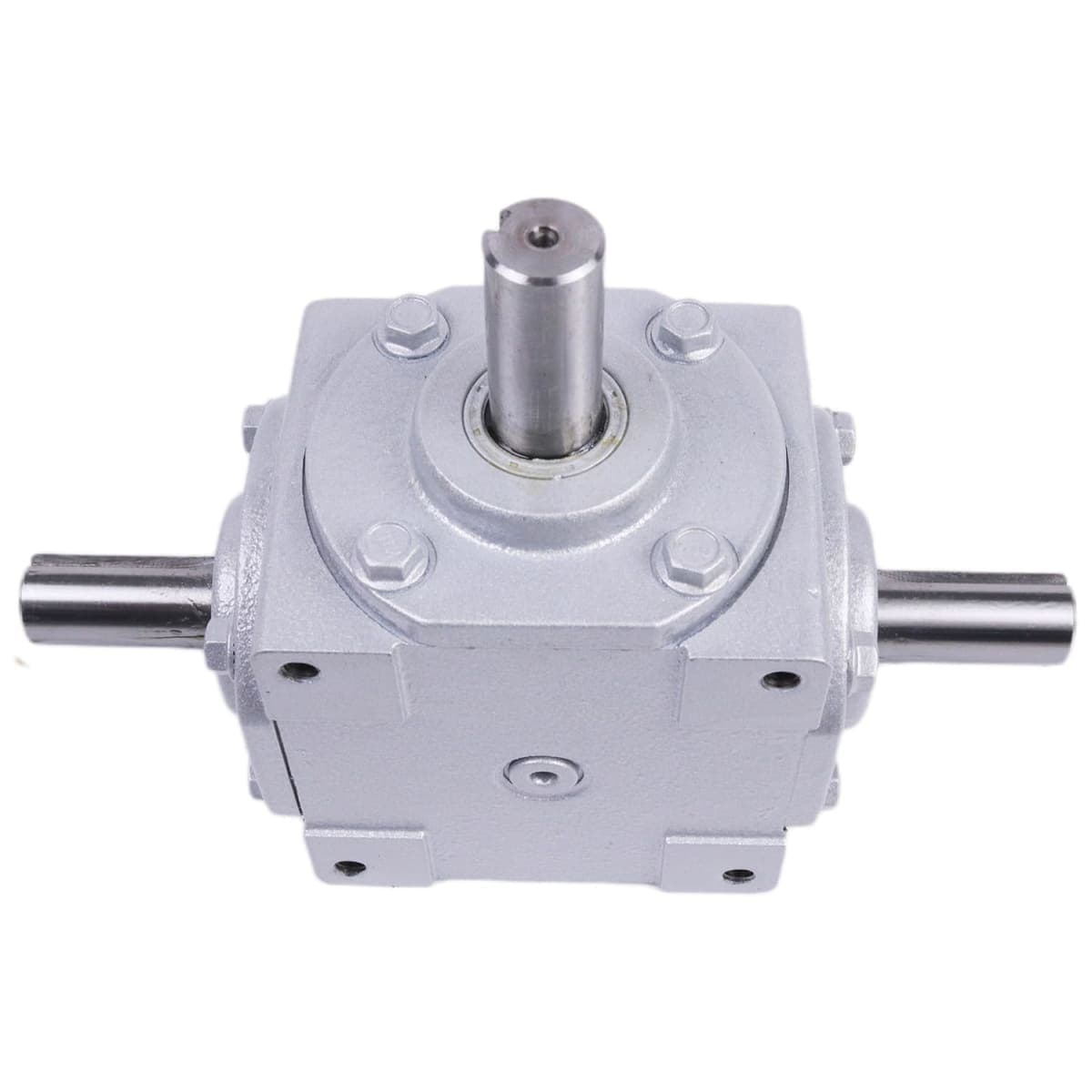 40 HP Right Angle Bevel Gearbox with Three 1" Keyed Shafts 1:1 1800 Max RPM thumbnail 2