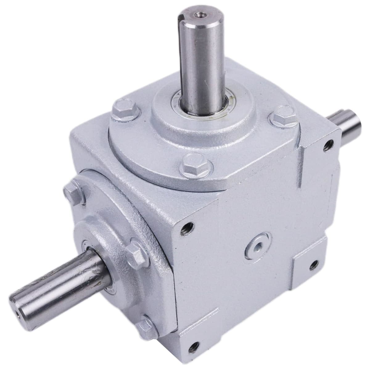 40 HP Right Angle Bevel Gearbox with Three 1" Keyed Shafts 1:1 1800 Max RPM thumbnail 4