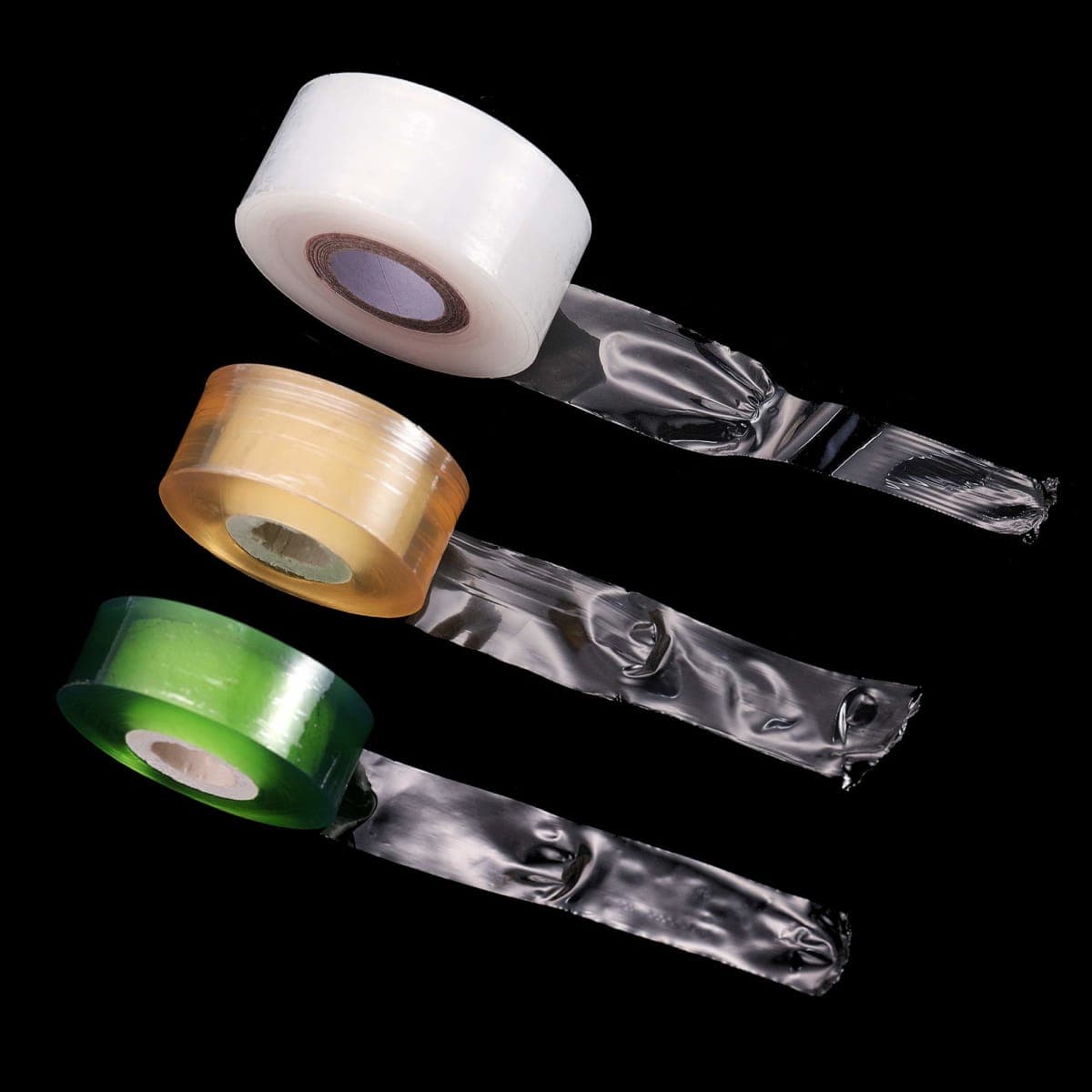 NAYE Grafting Tape for Fruit Trees,3 Pcs Stretchable Floristry Film,3 Color with Various Elasticity,Plants Repair Budding Tape thumbnail 2