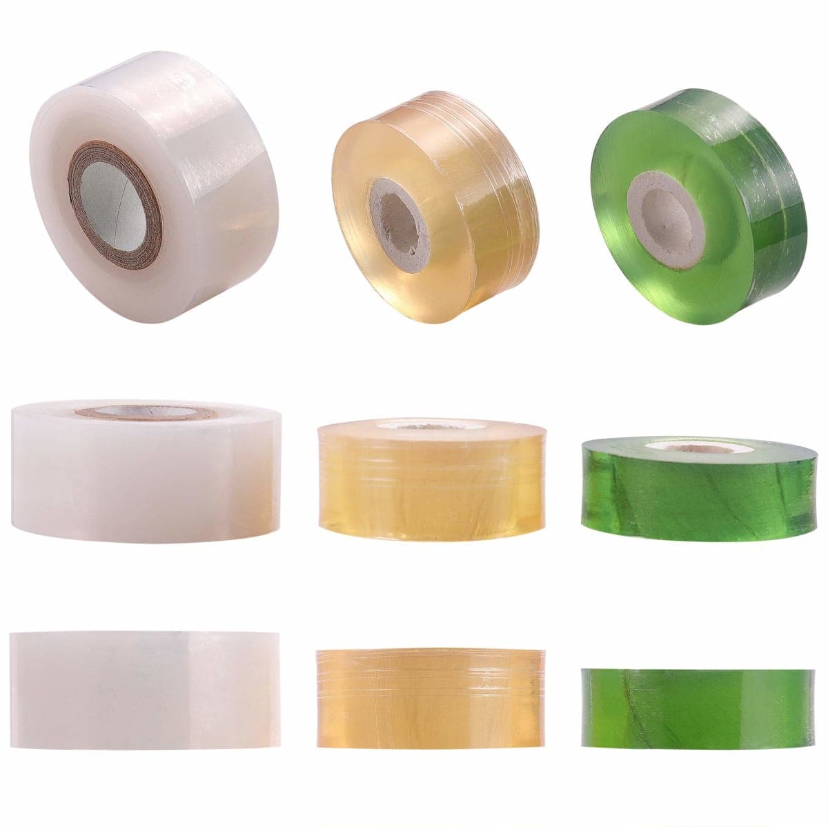NAYE Grafting Tape for Fruit Trees,3 Pcs Stretchable Floristry Film,3 Color with Various Elasticity,Plants Repair Budding Tape thumbnail 3