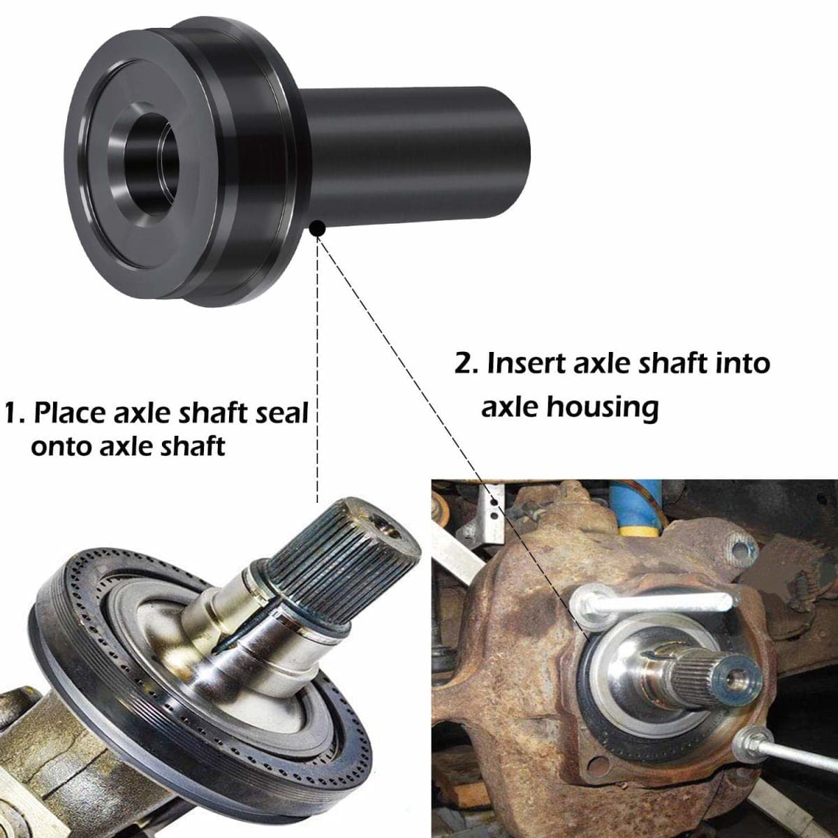 6697 Wheel Knuckle Vacuum Oil Seal Installer for Ford 2005-2019 F-250 F-350 Axle Shaft Seal Installer Tool thumbnail 3