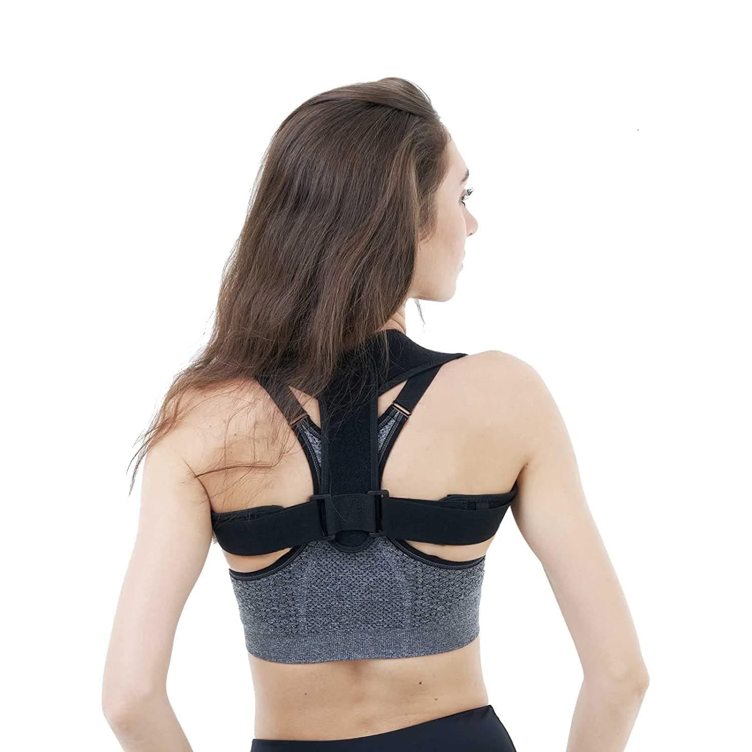 sundpik 1PCS Posture Corrector for Women and Men, Adjustable Upper Back Brace, Spine Support Straightener, Neck, Shoulder, Back and Lumbar Pain Relief, Comfortable & Breathable