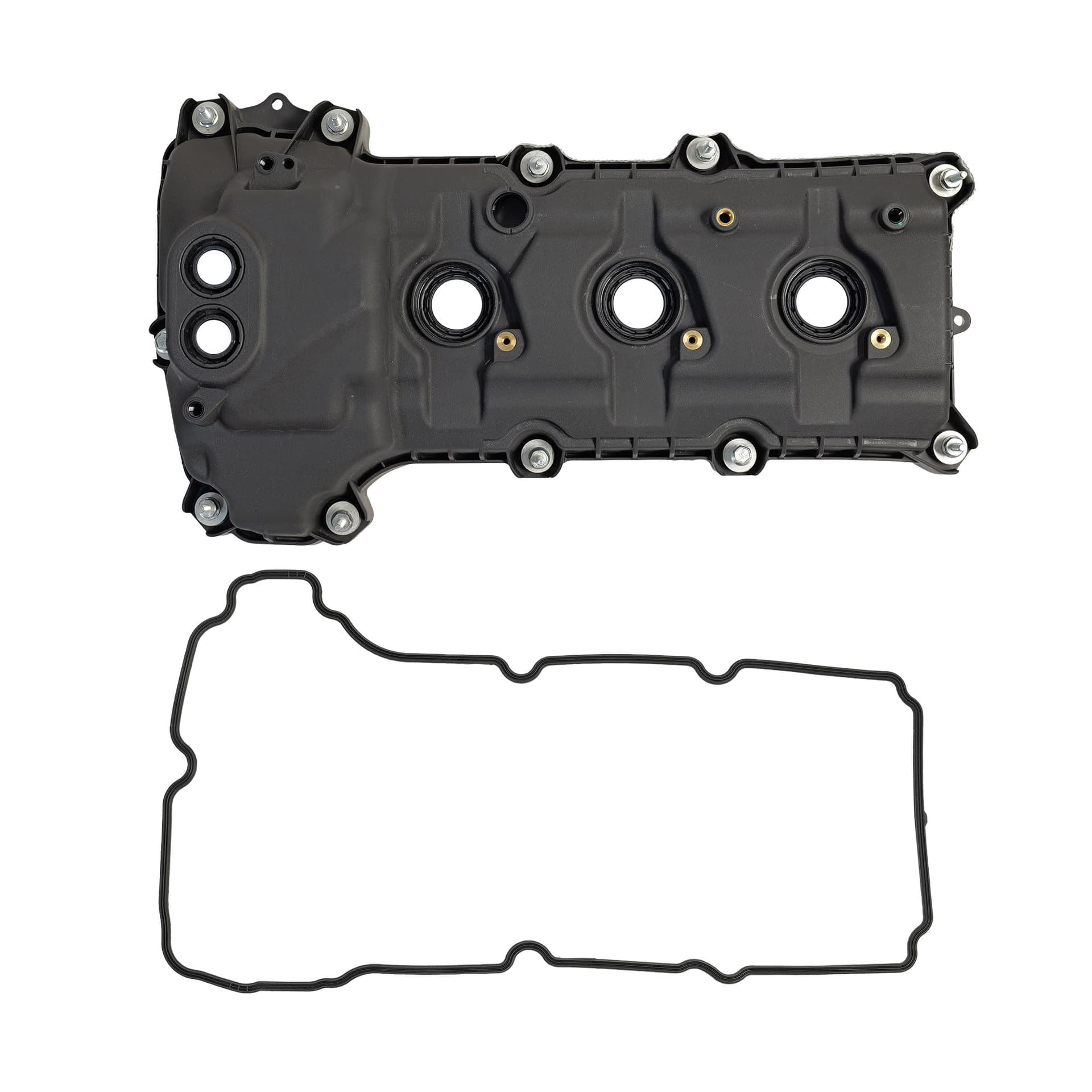 NOVAPARTS Engine Valve Cover Right Passenger Side w/Gasket for 2011-2019 Ford Explorer 2011-2012 F-150 2011 Edge Mustang Taurus Lincoln MKX 3.5L 3.7L Replaces # BR3Z6582G BR3Z-6582-C