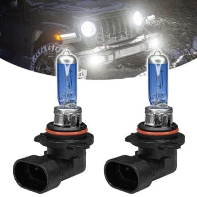 SamWinGear 9006 Headlight Bulb 9006 Halogen Head Light Bulbs, Ultra White Halogen Headlight Bulb 12V 100W High Beam Low Beam Fog Light Bulbs, Universal Light Lamp for Most Cars, Trucks, SUVs (9006)