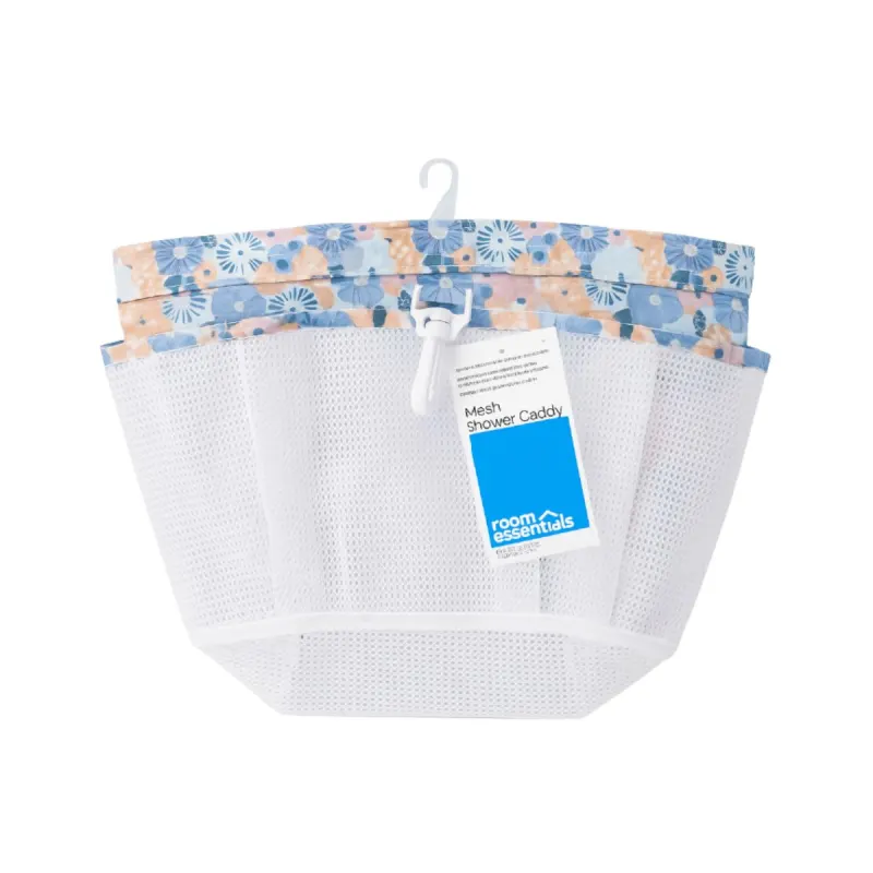 Mesh Shower Caddy, Blue