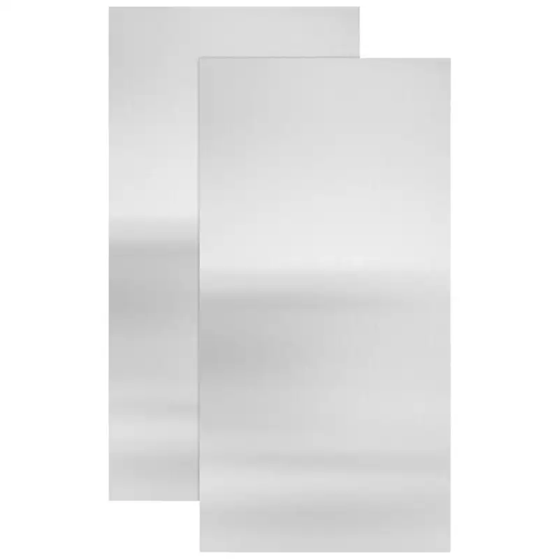 CKVIHAV 430 Stainless Steel Sheet Metal 12" x 12" x 1/16" Inch Metal Plates for Magnetic Mount Board Wall 16GA(1.70MM) 430 Stainless Steel Shim Stock Plates Metal Sheets for Crafting, Kitchen, Office