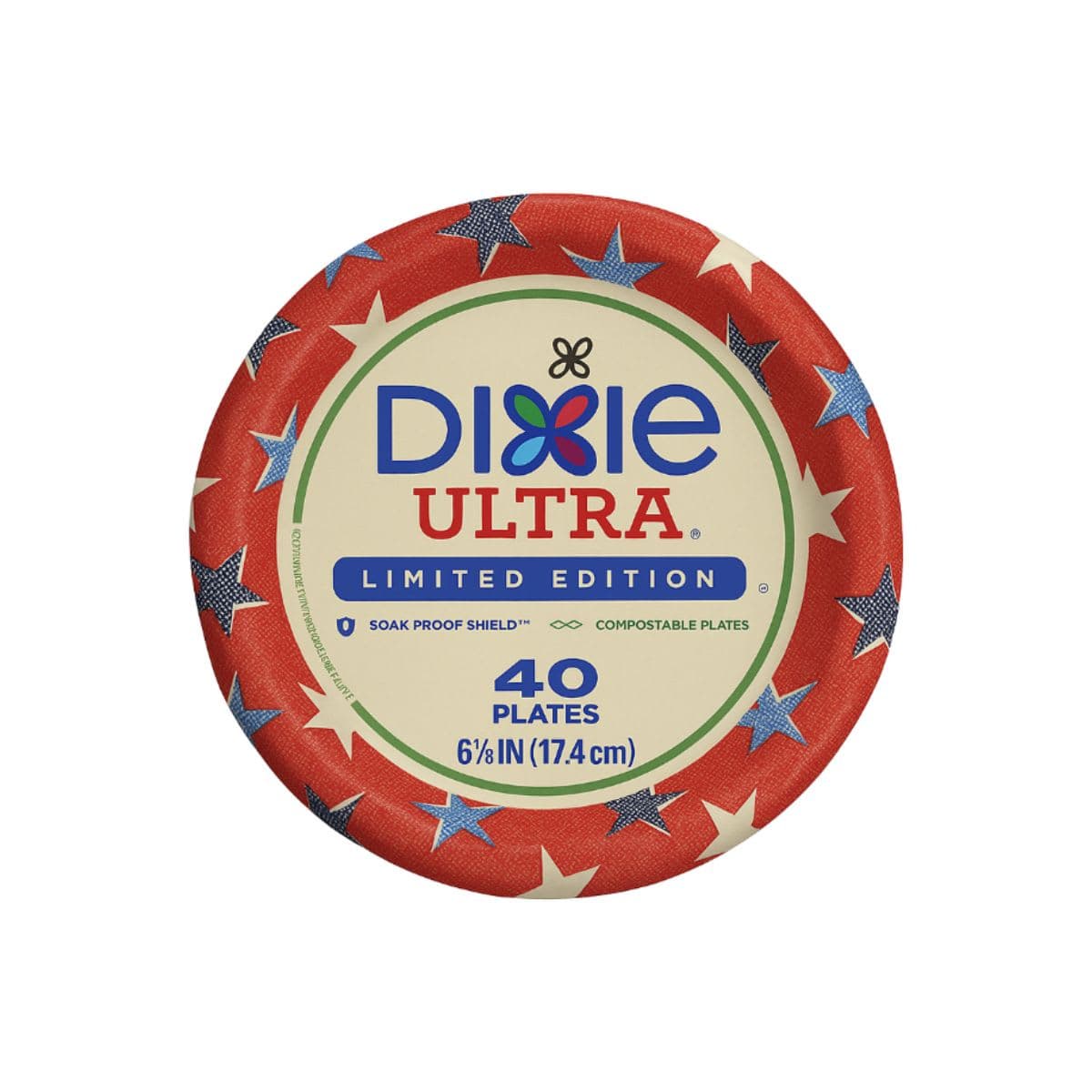 Red Dixie Ultra 40 plates pack of 2