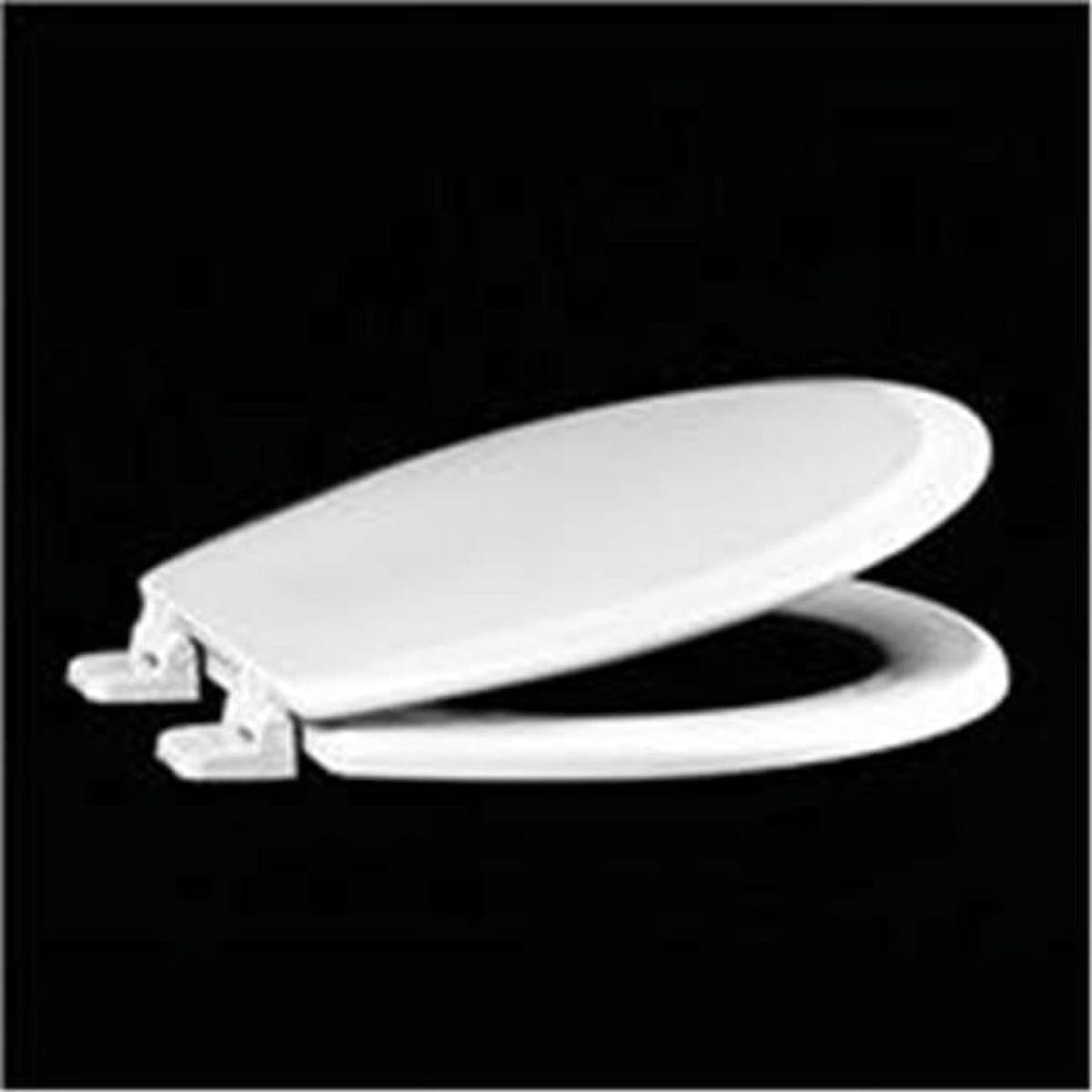 Centoco 900SC-301 Molded Wood Technology, Toilet Seat with Safety Close, Elongated, Crane White