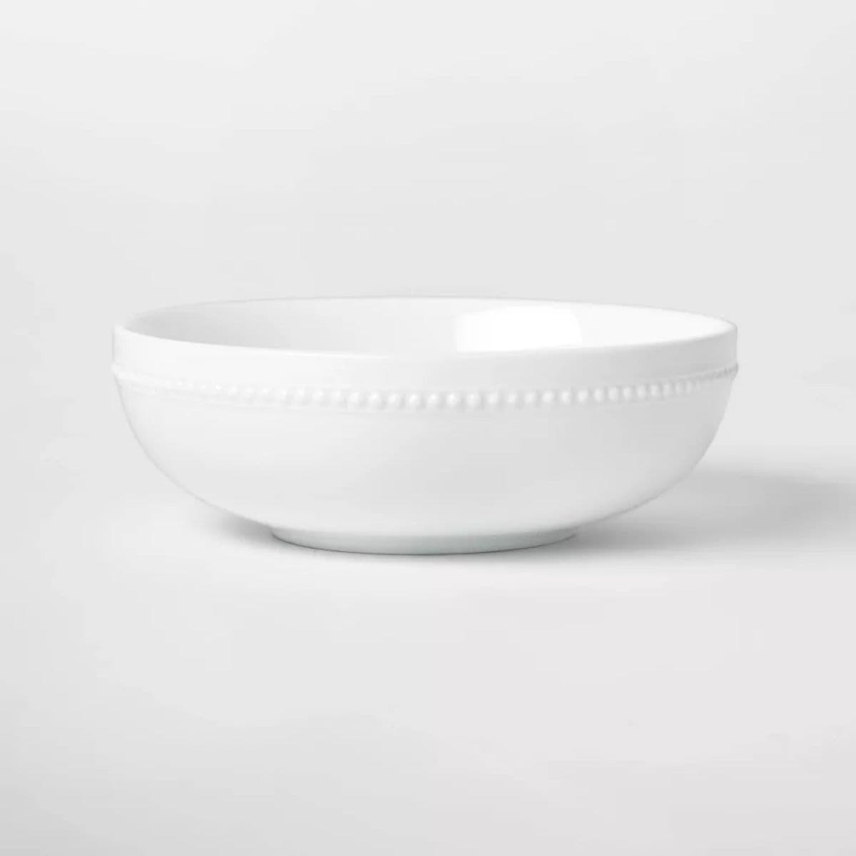 9 x 5oz Porcelain Beaded Dip Bowl White - Threshold™