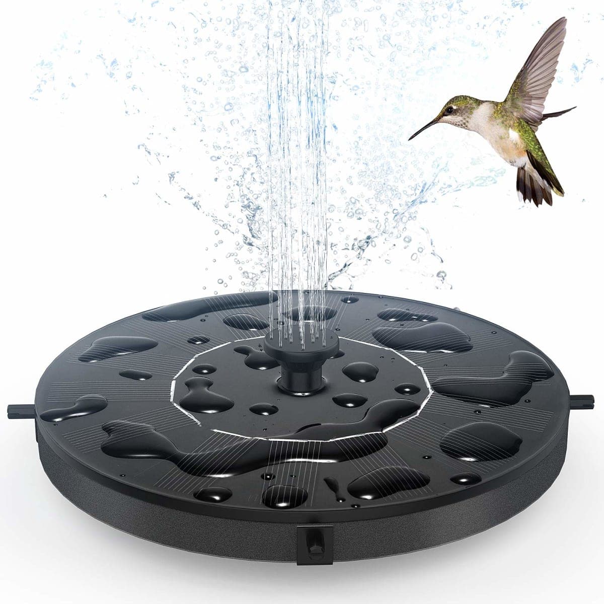 GOLDFLOWER Solar Fountain, Floating Solar Powered Water Fountain Pump for Bird Bath, Garden, Pond, Pool, Outdoor Fountain (1.4W) — image 1