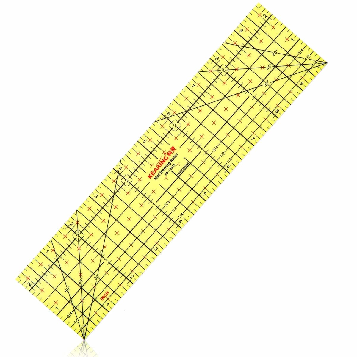 Hot Ironing Ruler, Heat Resistant Hemmer Ruler Sewing Tools Measuring Handmade Tool for Electric Iron Home Work, 10 Inches(2.5 x 10 Inch) — image 1