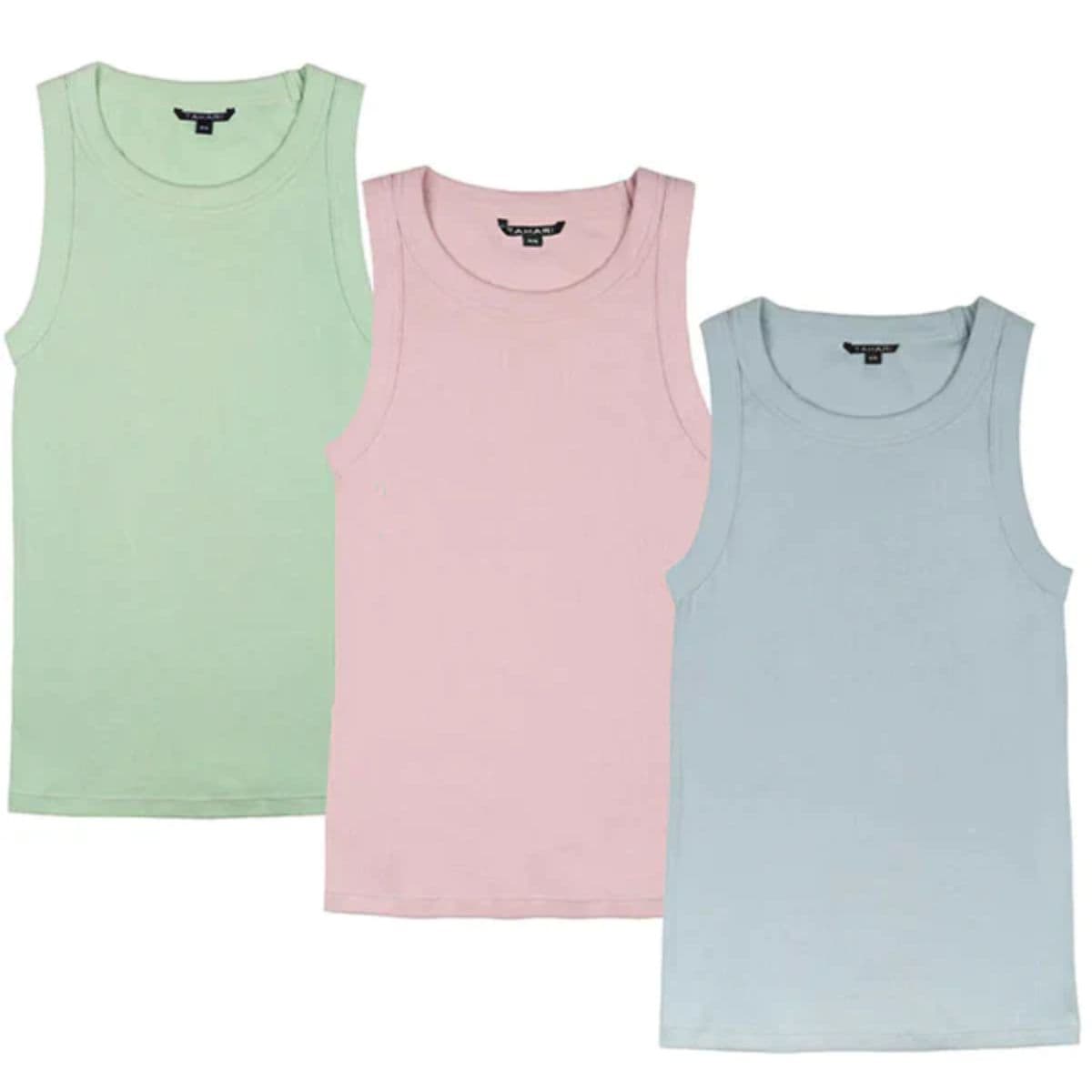 TAHARI Ribbed Cotton Tank Top M/M (8-10) — image 1