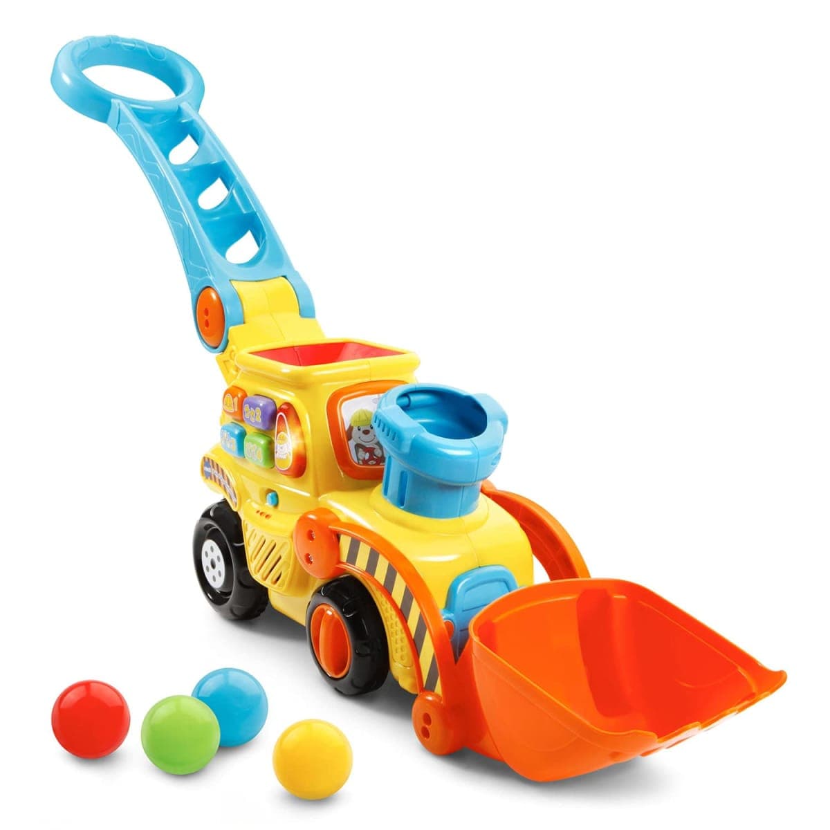 VTech Pop-a-Balls Push & Pop Bulldozer - English Version — image 1
