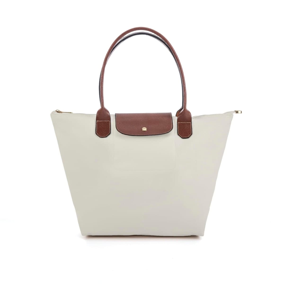 dassymia Tote Bag for Women Foldable Shoulder Bag Nylon Weekend Hobo Handbag, Paper White, One Size — image 1