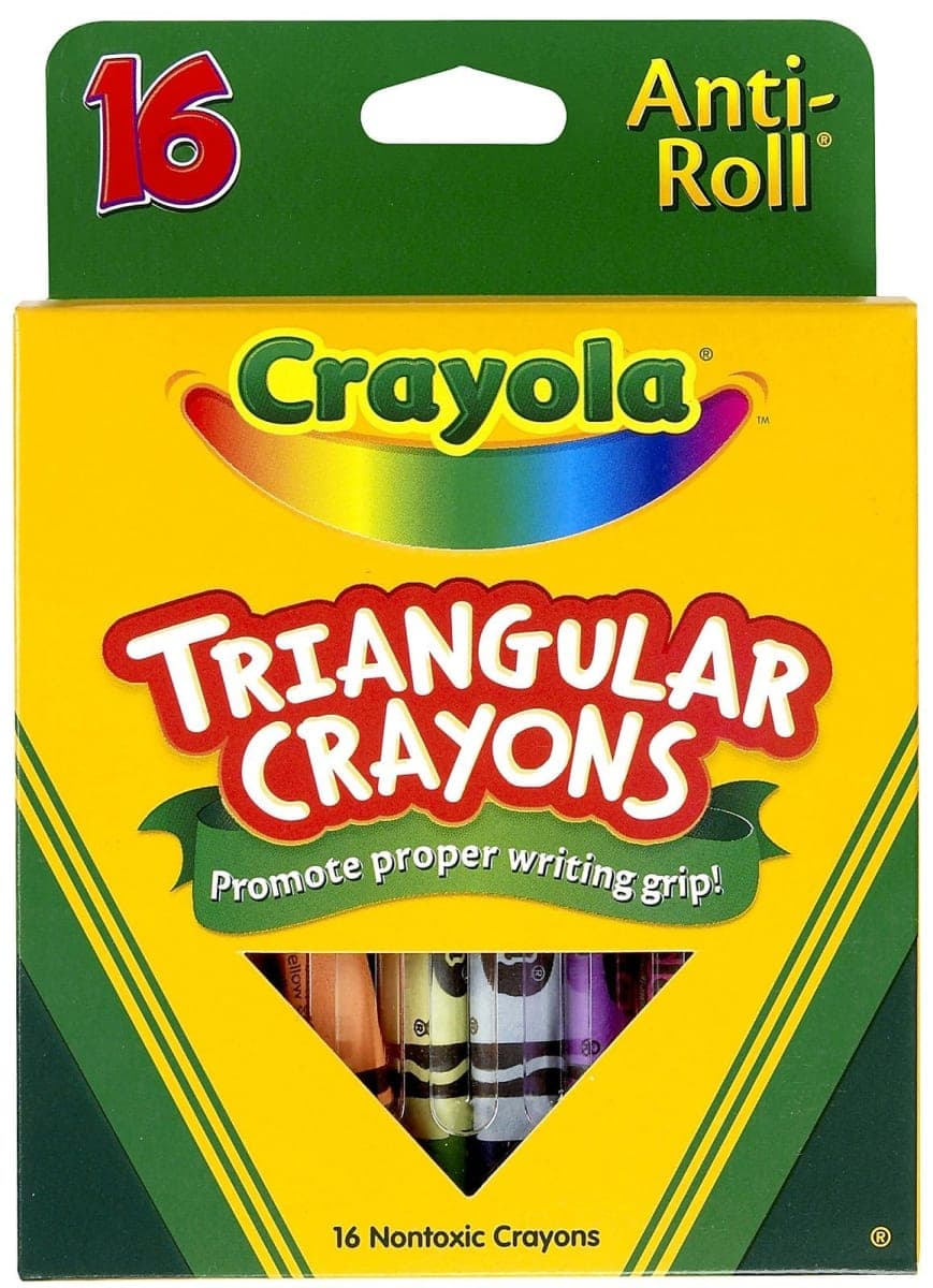 CRAYOLA LLC CRAYOLA TRIANGULAR CRAYONS 16 COUNT (Set of 6) — image 1