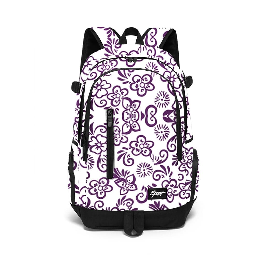 rickyh style School Backpack Travel Bag for Men & Women Lightweight College Back Pack with Laptop Compartmen, 04 Ink, — image 1