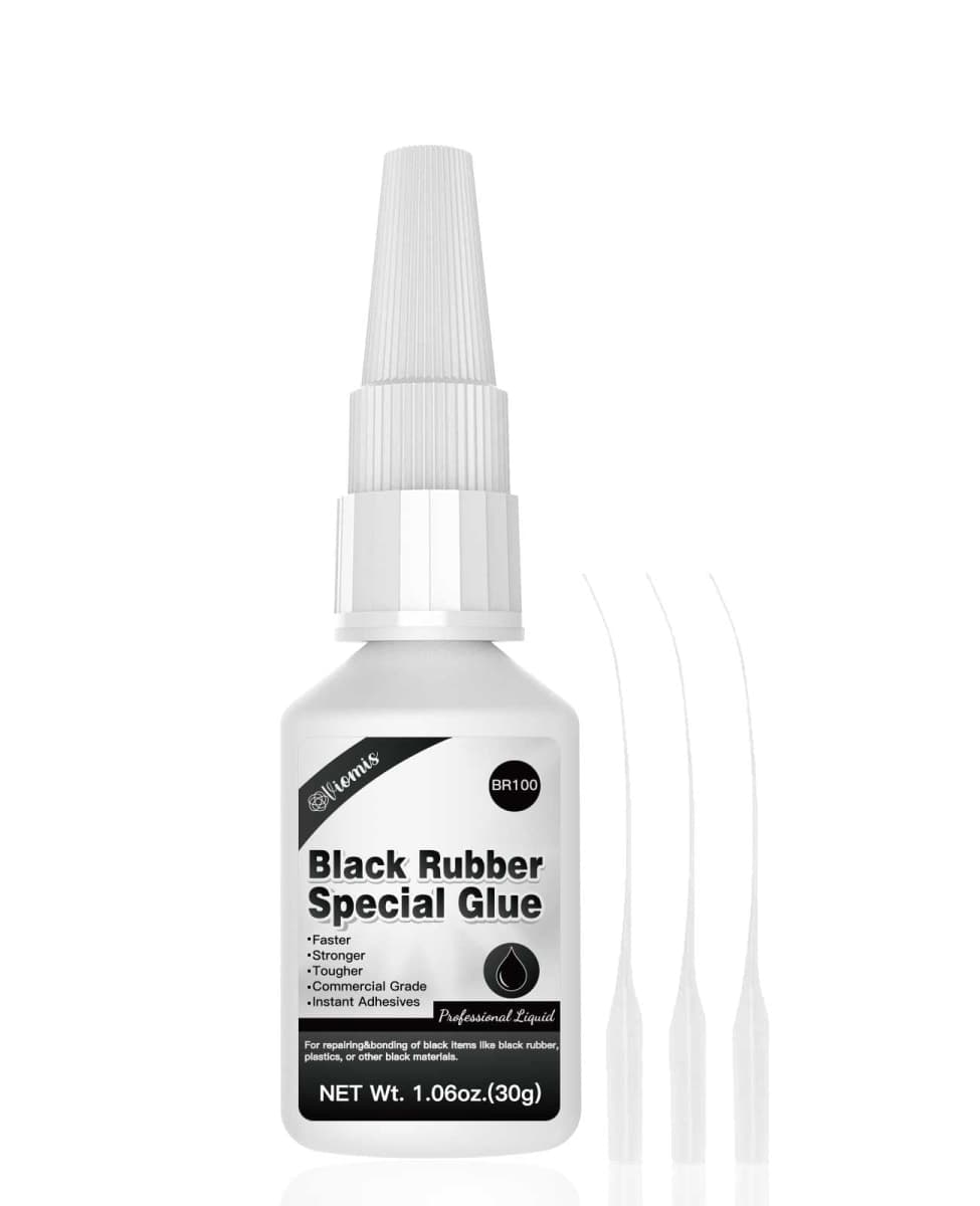 30g Black Rubber Glue, RC Tire Glue, Super Rubber Adhesive for Tire Repair, Rubber Edge Bonding, DIY Crafts, and More - Quick-Dry, High-Strength Rubber Patch Glue for Durable Bonding — image 1