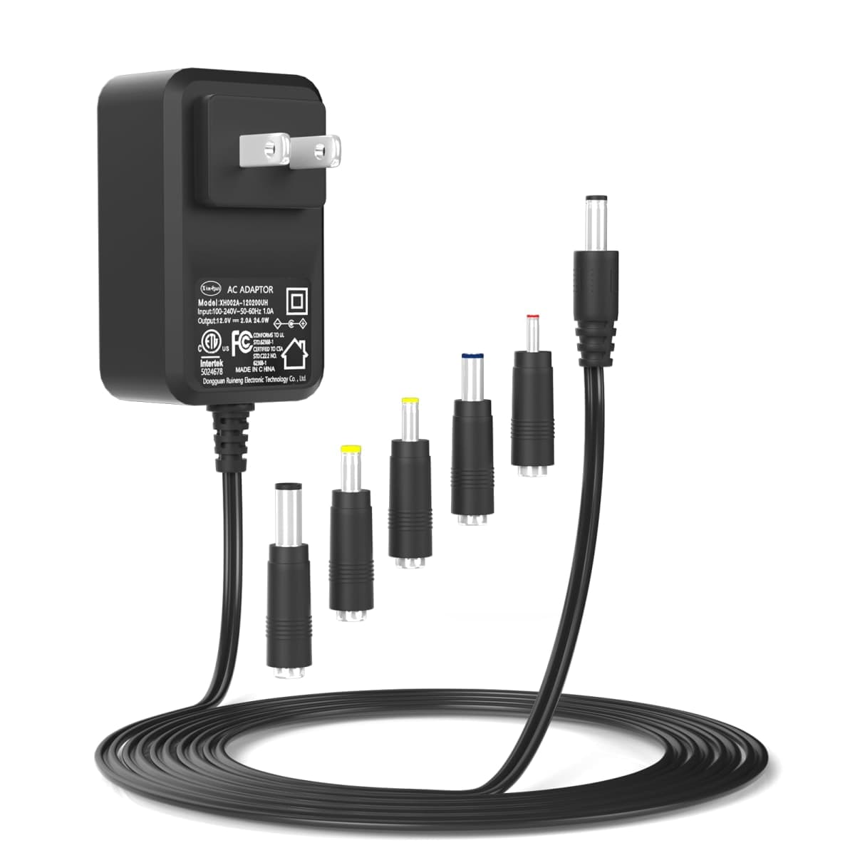 Tinkon 12V AC Power Cord for WD Western Digital My Book External HDD — image 1