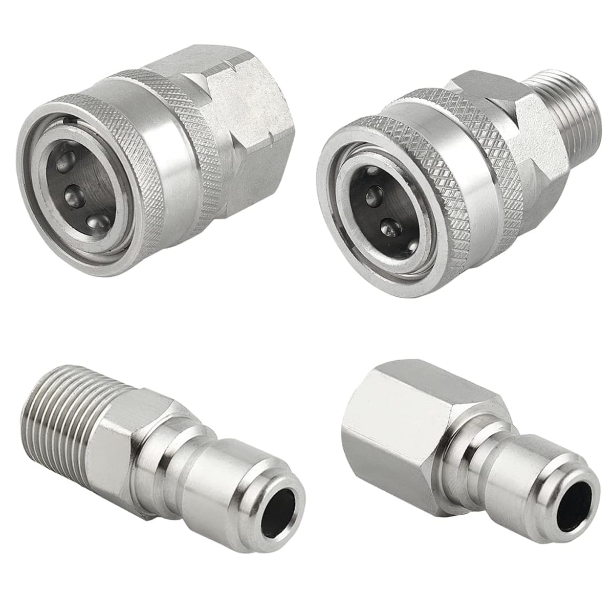 Raincovo Pressure Washer Quick Connect 3/8 Inch, Female and Male Thread — image 1