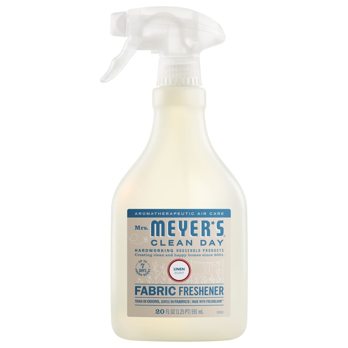 MRS. MEYER'S CLEAN DAY Fabric Freshener, Linen Scent, 20 Ounce Bottle — image 1