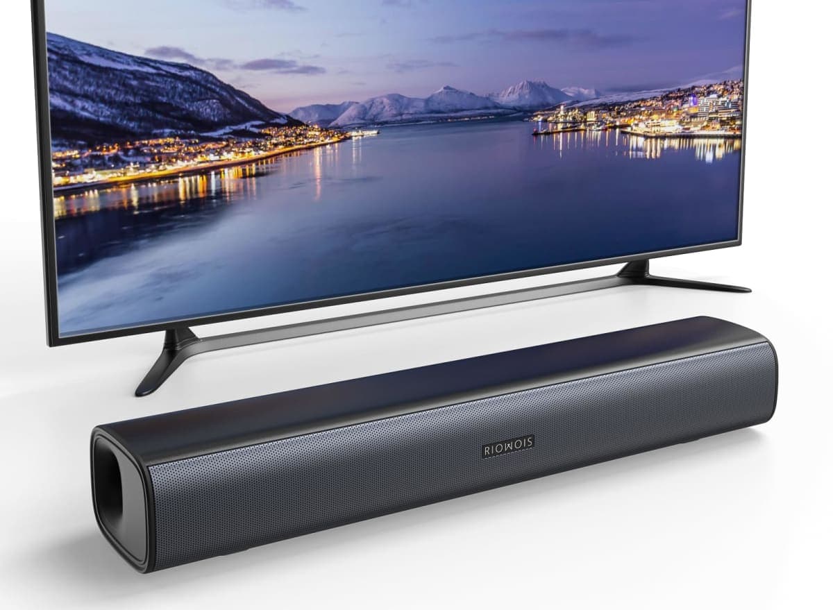 RIOWOIS 17" Sound Bar, Home Theater Surround Sound System for TV — image 1
