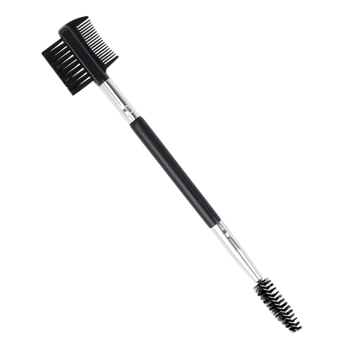 3 Head Eyebrow Eyelash Shaper Eyelash Comb Double Head Brush Makeup Grooming Tool cosmetic with 3 Different Spoolie Brushes for Separating Lashes, Eliminating Mascara Clumps, Grooming and Shaping Brow — image 1