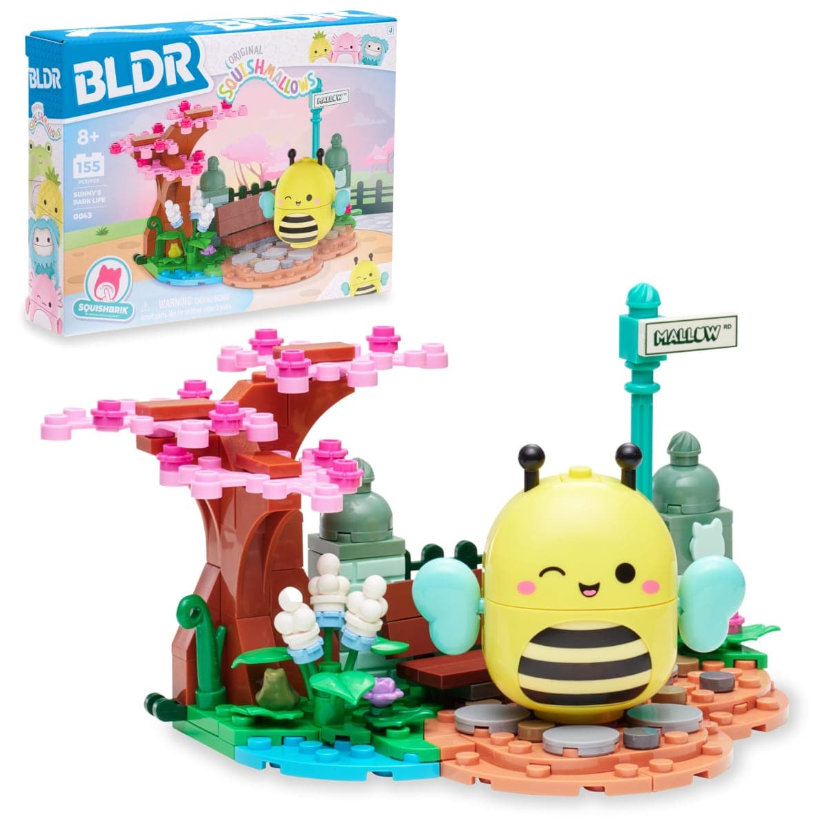 BLDR Squishmallows Sunny’s Park Life Building Set - Sunny The Bee Buildable Figure - Squishmallows Fans 8+, 0043 — image 1