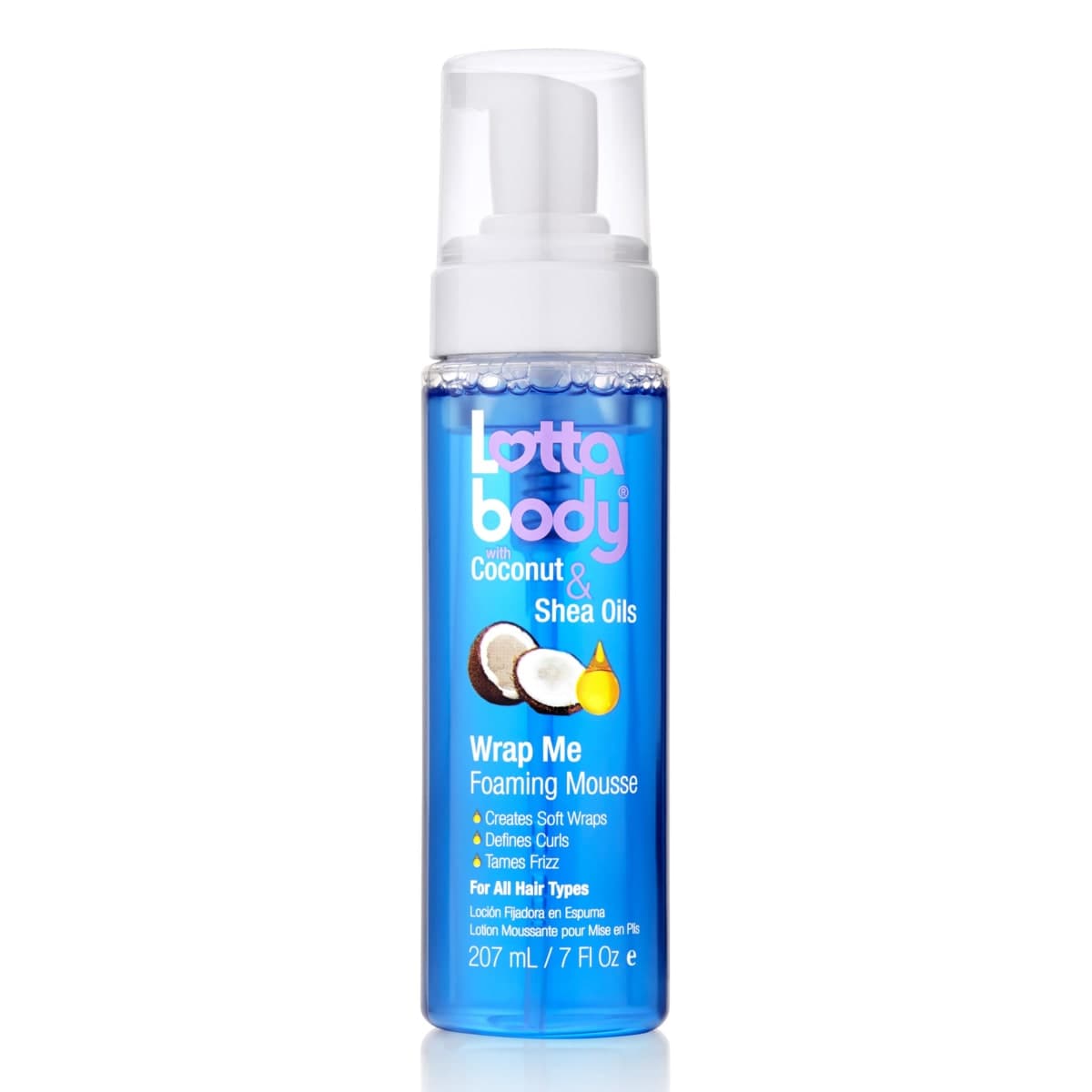 Lotta Body Wrap Me Foaming Mousse with Coconut and shea Oil, 7 Ounce — image 1