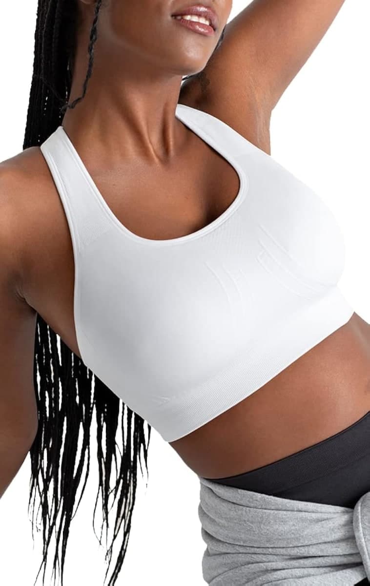 SHAPERMINT Sports Bras for Women, Racerback Workout Bra, Medium Support — image 1