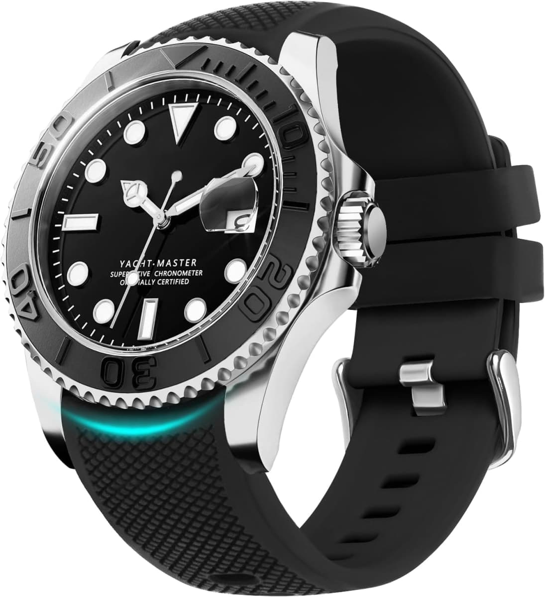 Fullmosa 20mm Silicone Watch Band No Gaps for Samsung Galaxy Garmin — image 1