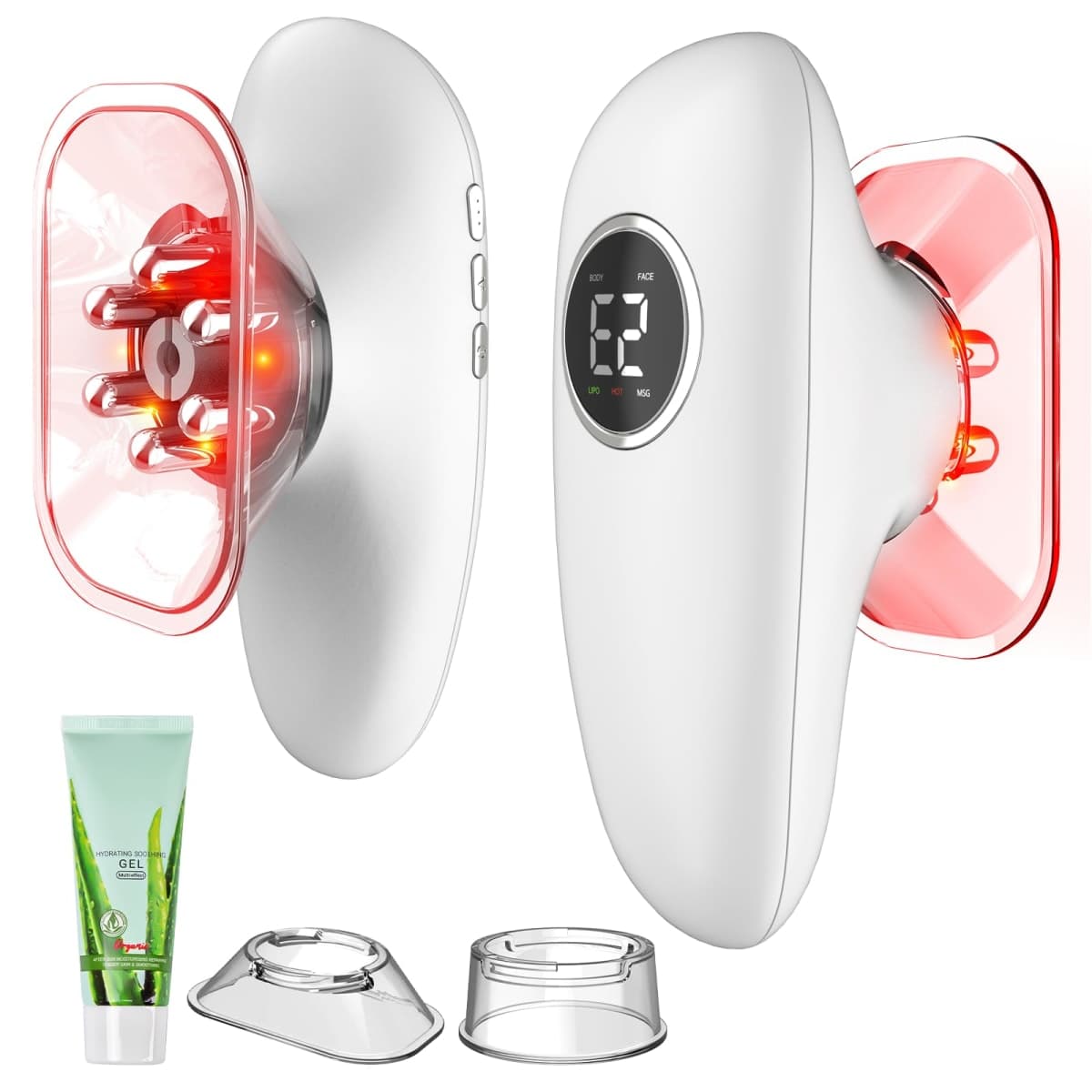 CENXIGO 4 in 1 Body Sculpting Machine-Lymphatic Drainage Massager with 4 Adjustable Functions:Heating,Cupping,Red Light & Massage for Belly, Waist, Arms, Legs and Face — image 1