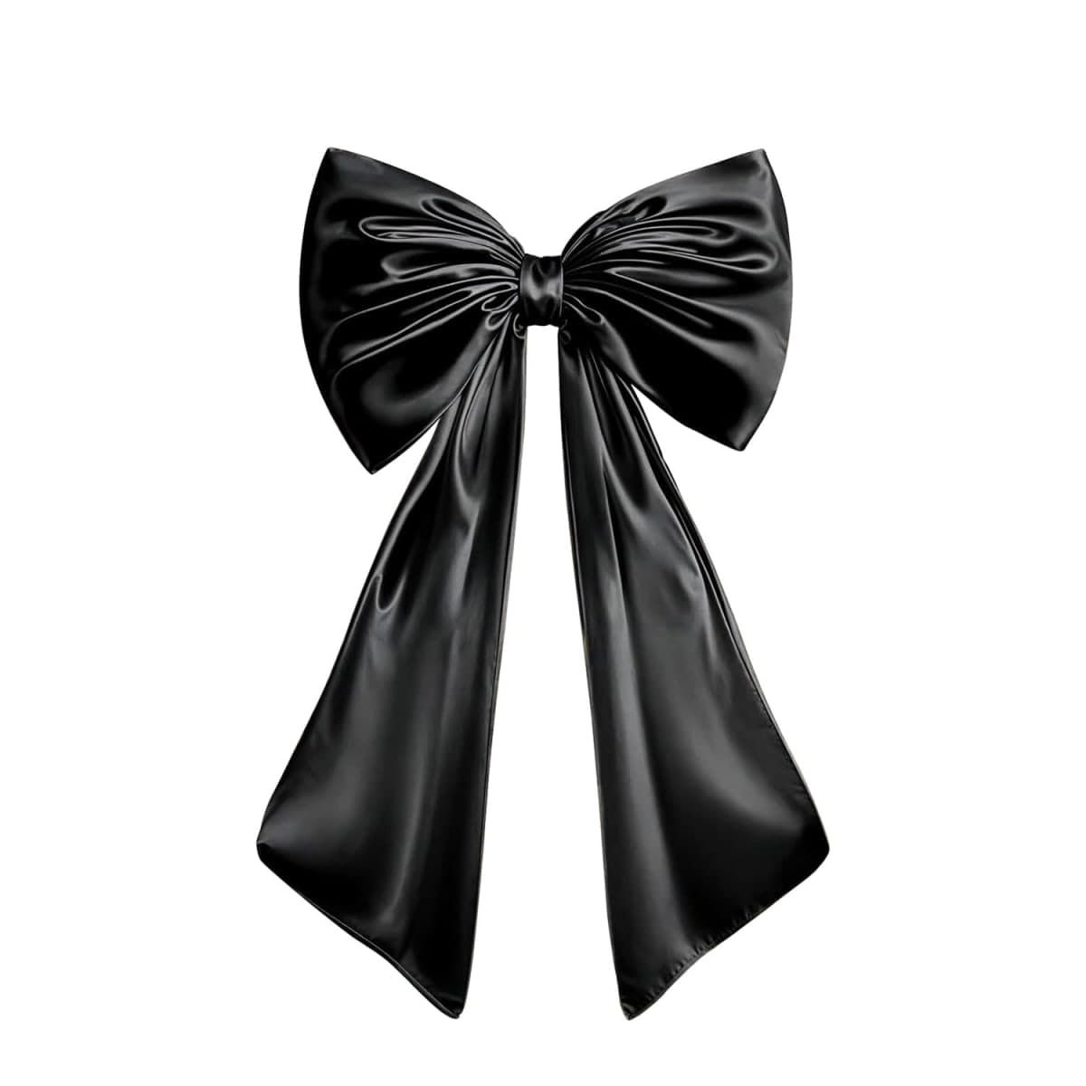 ZUOKEMY Large Bow Party Backdrop, Wall and Door Decorations for Birthday, Wedding, Bridal Shower, Coquette Theme (Black) — image 1