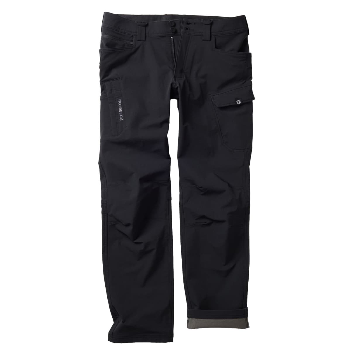 TRUEWERK Men's T2 WerkPant - Three-Season Work Pants, 4-Way Stretch, Black, 38W x 36L — image 1