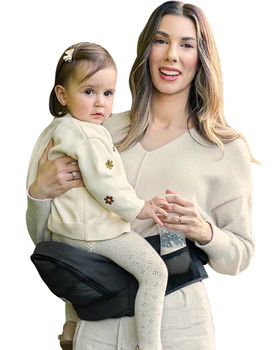 Grownsy Safety-Certified Baby Hip Seat Carrier for Babies & Toddlers, Black — image 1
