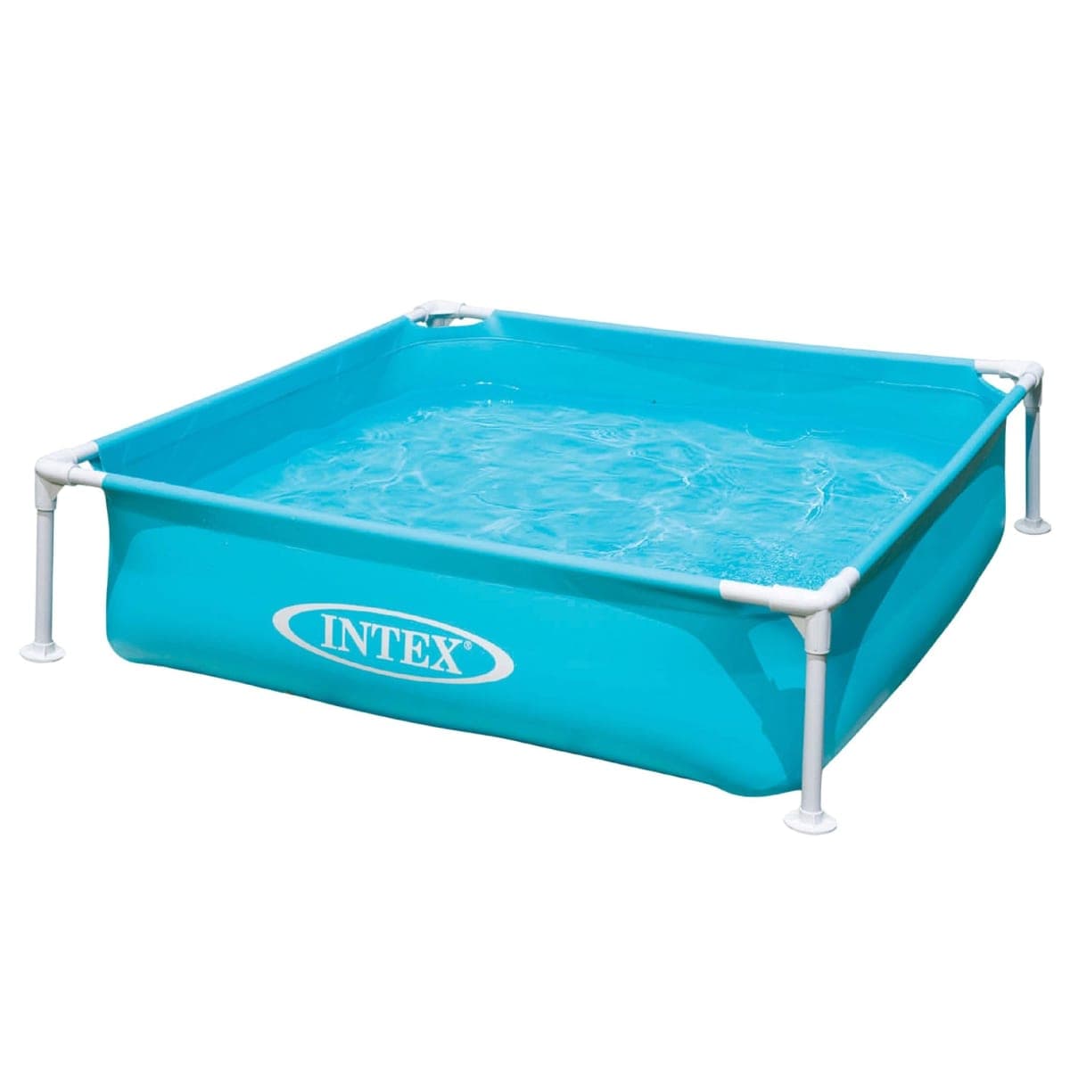 INTEX Kiddie Pool 4ftx 12in Metal Frame for Baby Water Play — image 1