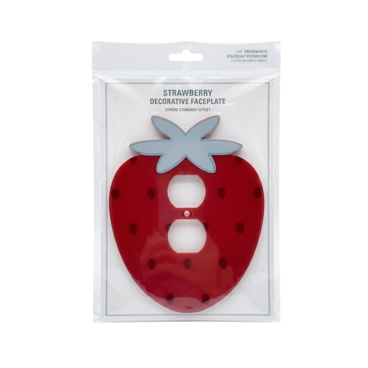 Strawberry Decorative Single Receptacle Wall Plate