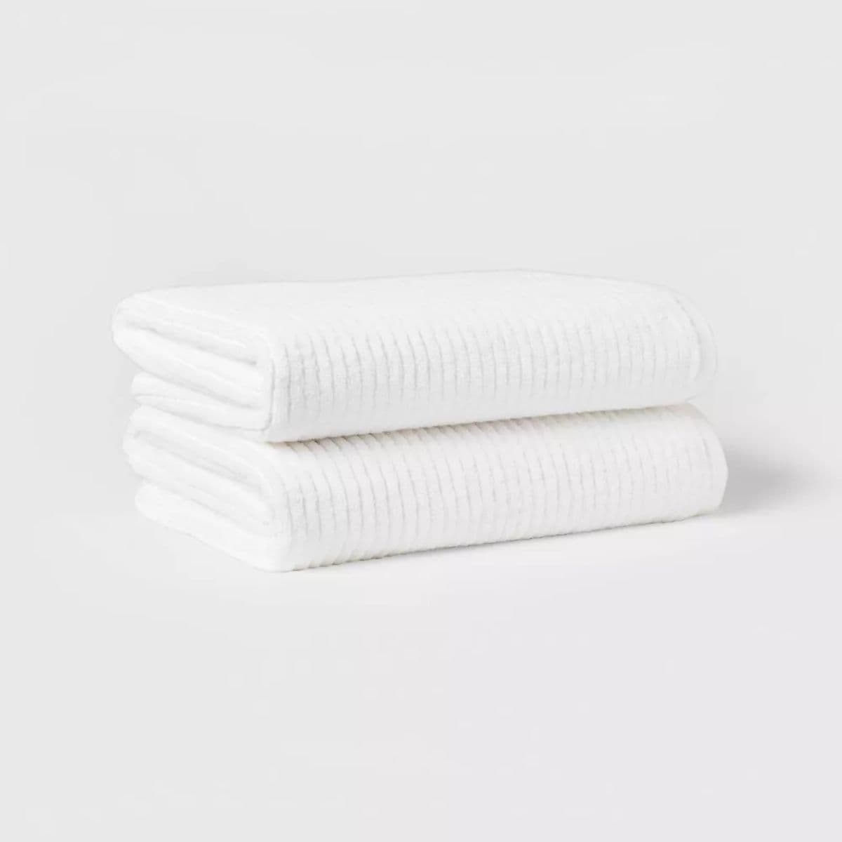 Threshold Large White Bath Towel